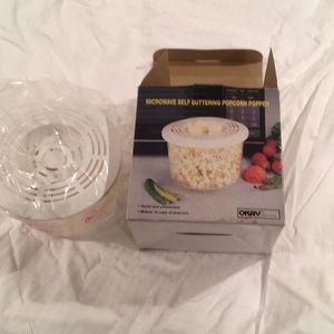 Microwave popcorn popper